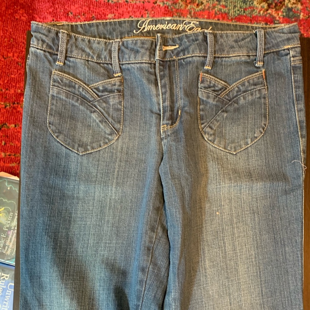 American Eagle Jeans flare wide leg 12 regular
